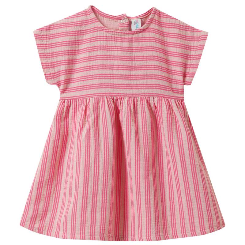 Baby Musselin-Kleid im Streifen-Look von Topomini