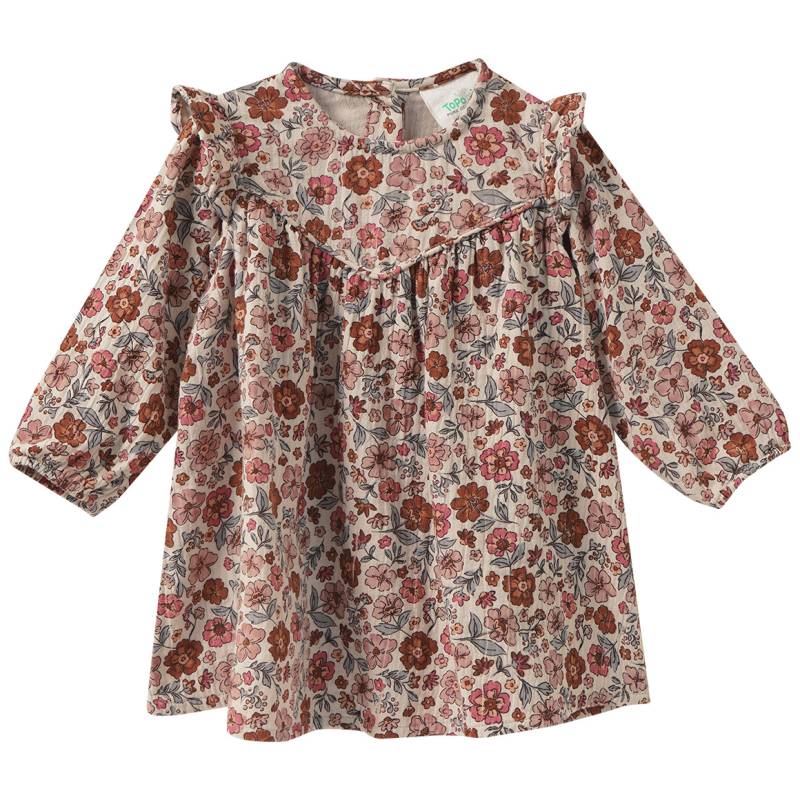 Baby Musselin-Kleid mit Blümchen Baby Musselin-Kleid mit Blümchen von Topomini