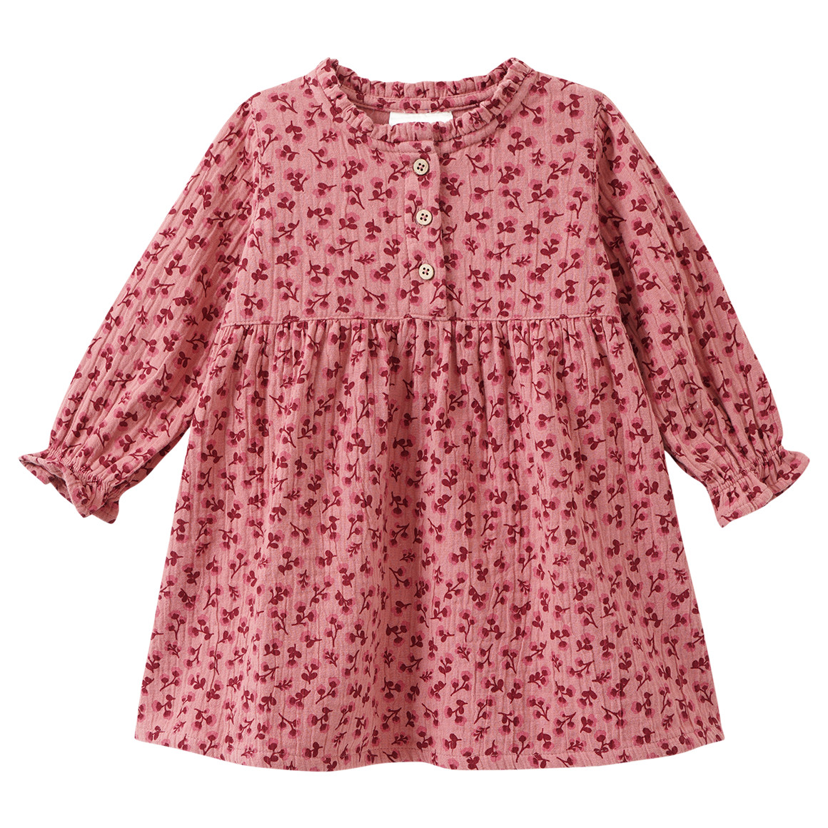 Baby Musselin-Kleid mit Blümchen von Topomini