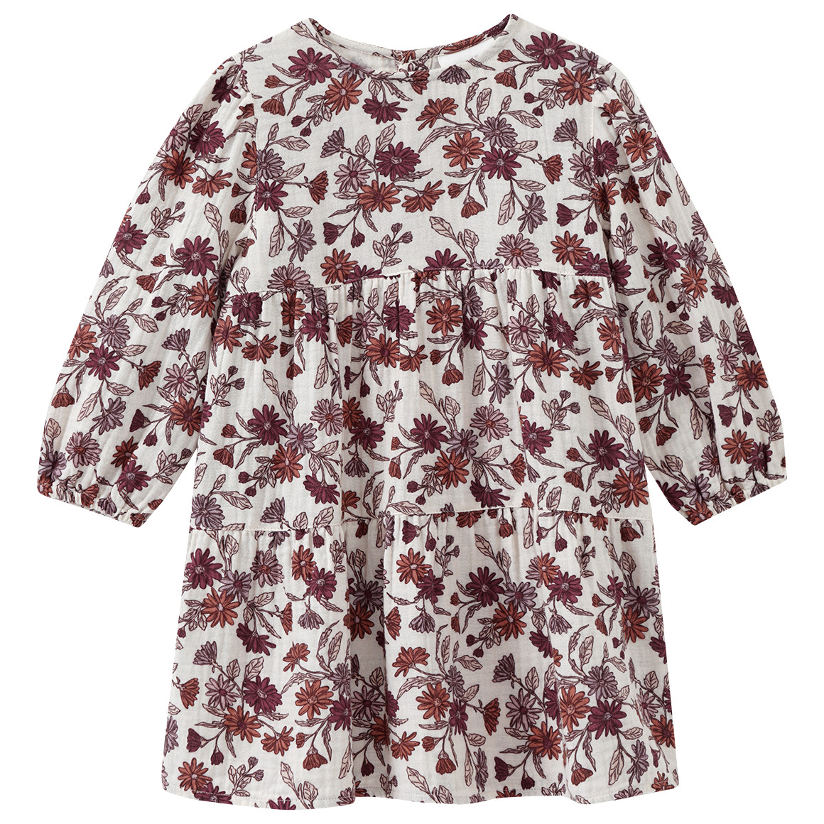 Baby Musselin-Kleid mit Volant von Topomini