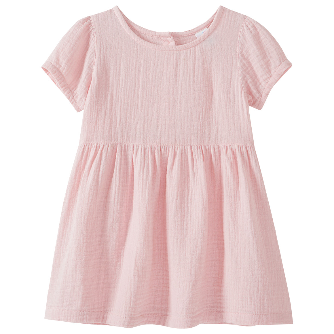 Baby Musselin-Kleid mit kurzen Ärmeln Baby Musselin-Kleid mit kurzen Ärmeln von Topomini
