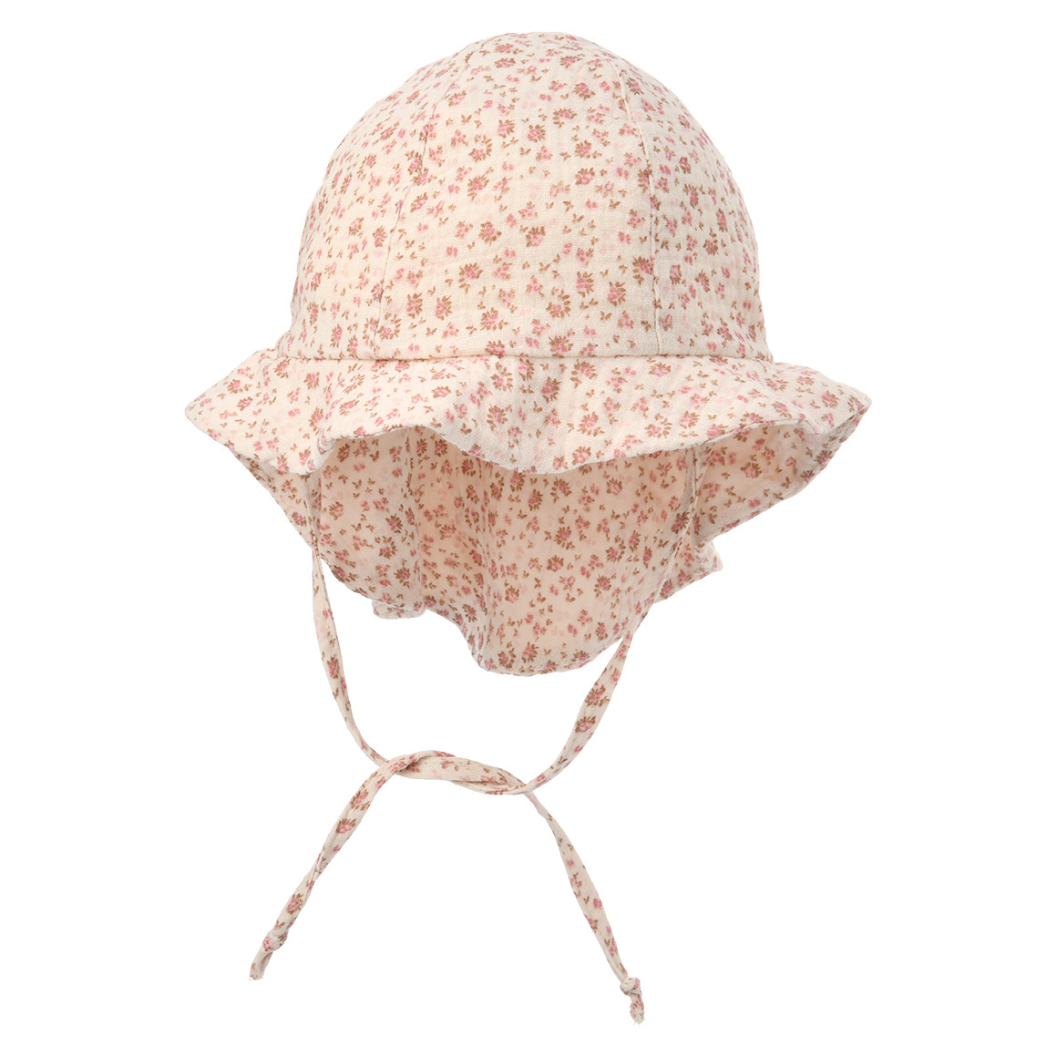 Baby Musselin-Mütze mit Blumen-Muster von Topomini