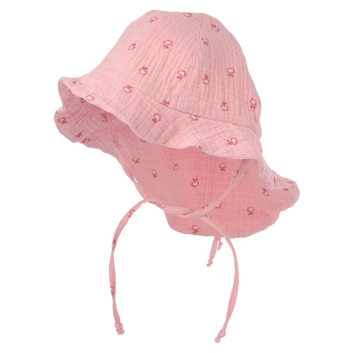 Baby Musselin-Mütze mit Blumen-Muster von Topomini