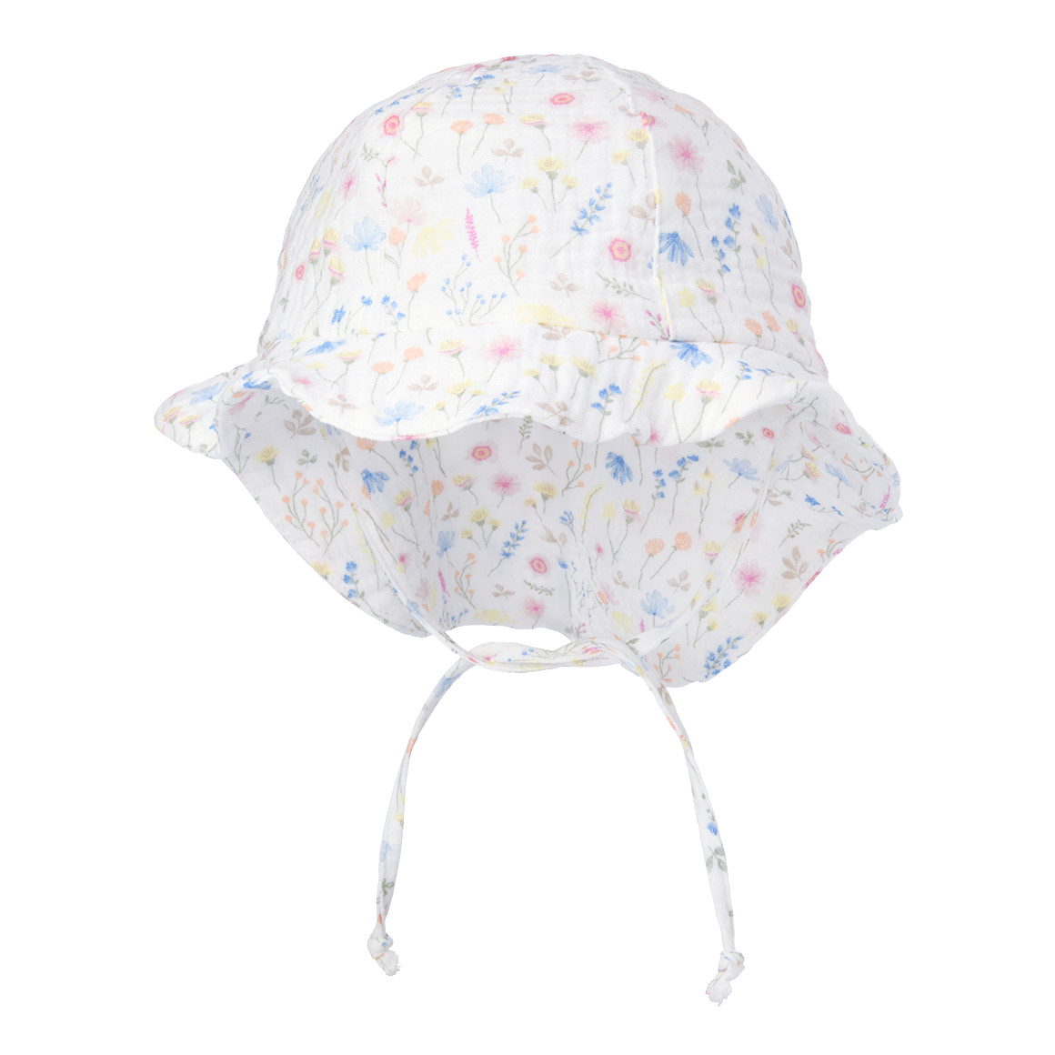 Baby Musselin-Mütze mit Blumen-Muster von Topomini