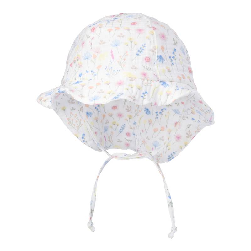 Baby Musselin-Mütze mit Blumen-Muster Baby Musselin-Mütze mit Blumen-Muster von Topomini