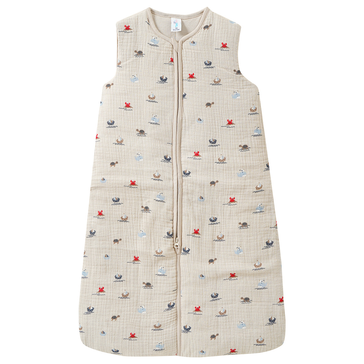 Baby Musselin-Schlafsack im maritimen Look Baby Musselin-Schlafsack im maritimen Look von Topomini