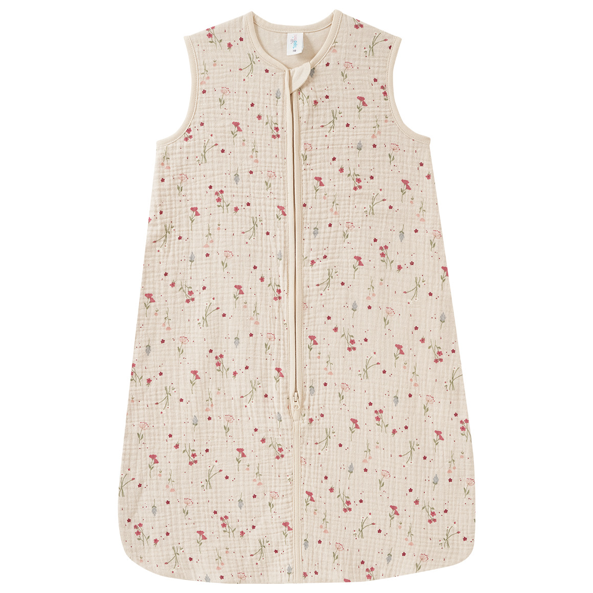 Baby Musselin-Schlafsack mit Blümchen-Print von Topomini