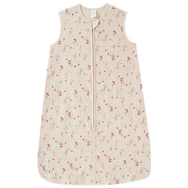 Baby Musselin-Schlafsack mit Blümchen-Print von Topomini