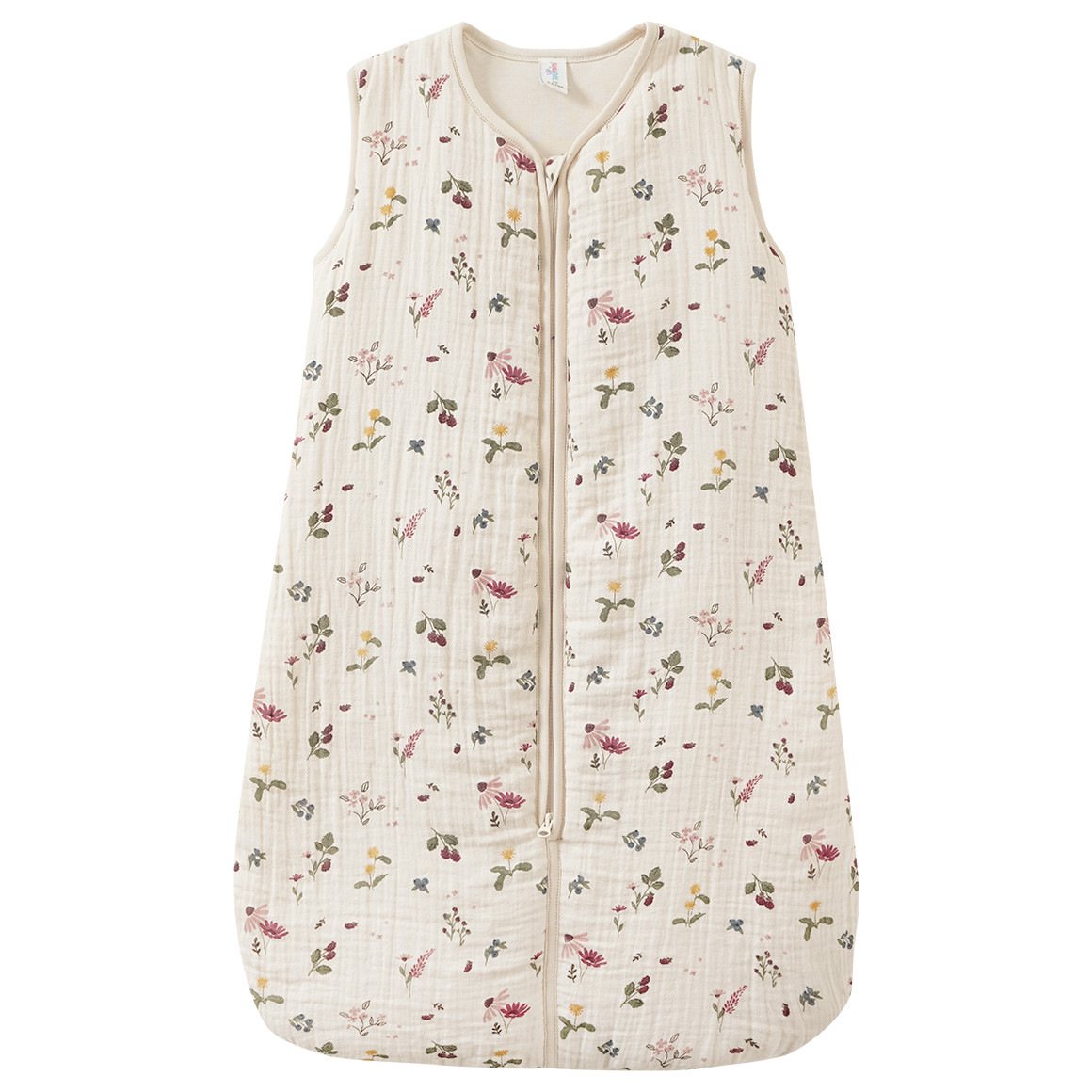 Baby Musselin-Schlafsack mit Blumen-Print von Topomini