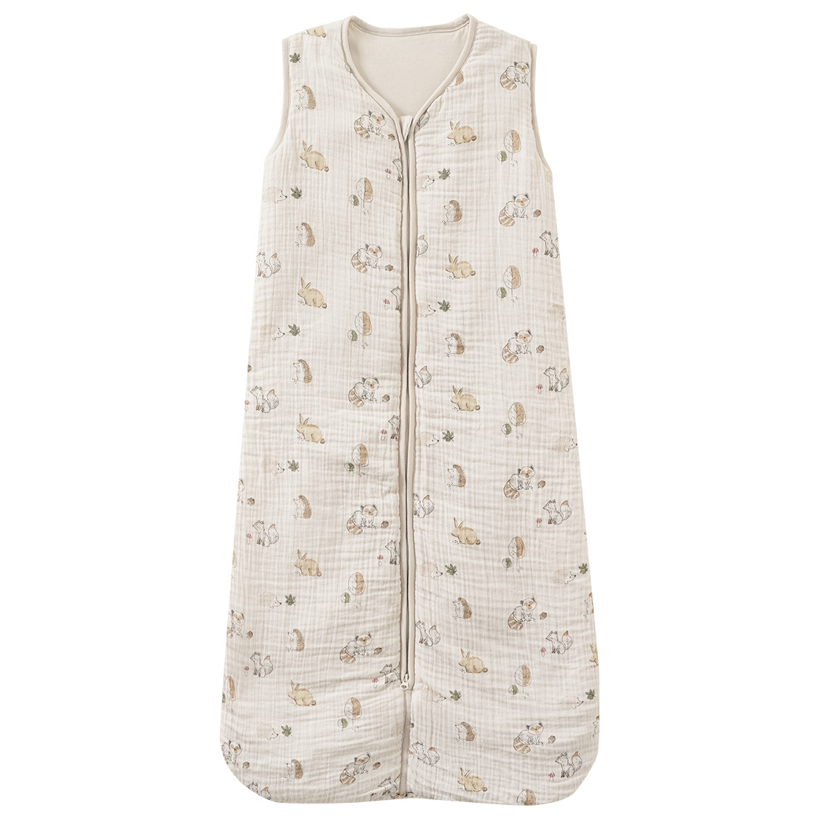 Baby Musselin-Schlafsack mit Waldtier-Print von Topomini