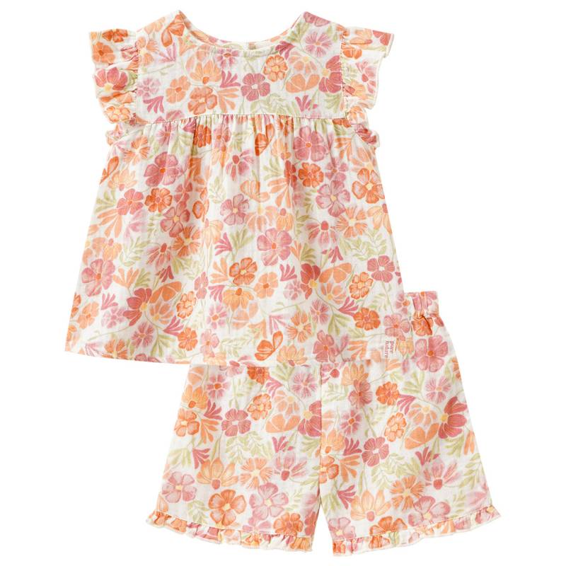 Baby Musselin-Set mit Bluse und Shorts von Topomini