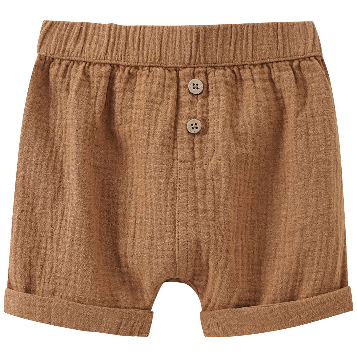 Baby Musselin-Shorts mit Elastikbund Baby Musselin-Shorts mit Elastikbund von Topomini