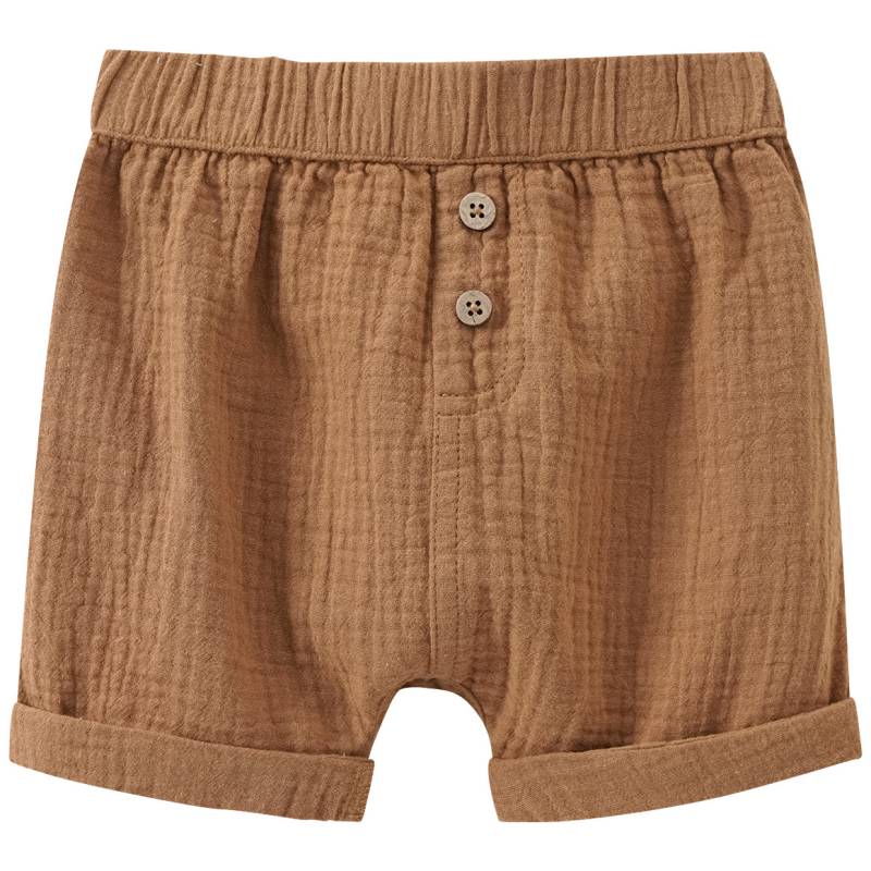 Baby Musselin-Shorts mit Elastikbund von Topomini