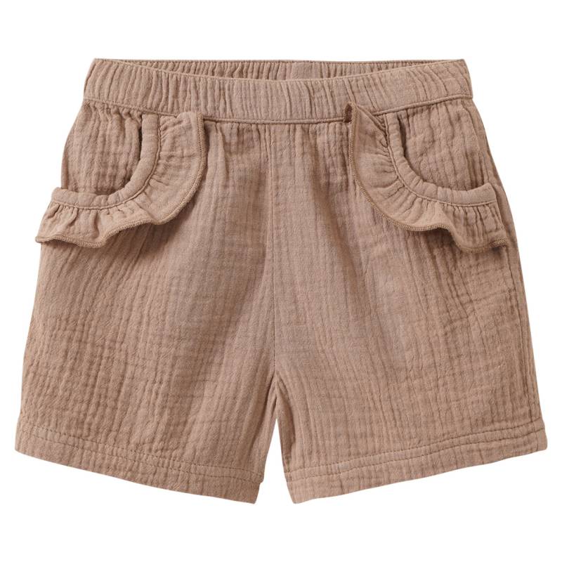 Baby Musselin-Shorts mit Elastikbund von Topomini