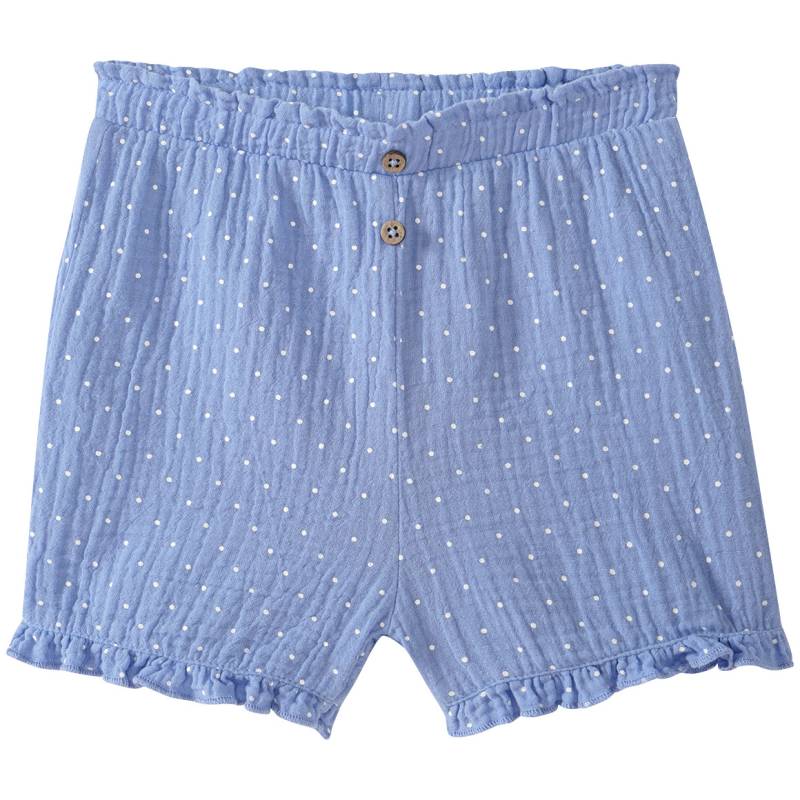 Baby Musselin-Shorts mit Punkten von Topomini