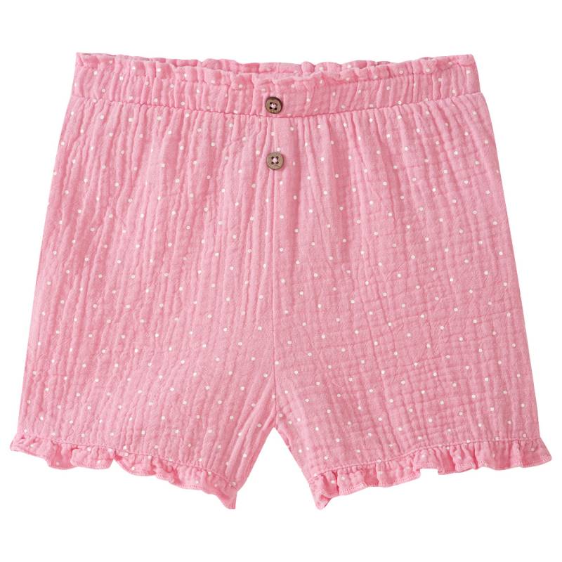 Baby Musselin-Shorts mit Punkten von Topomini