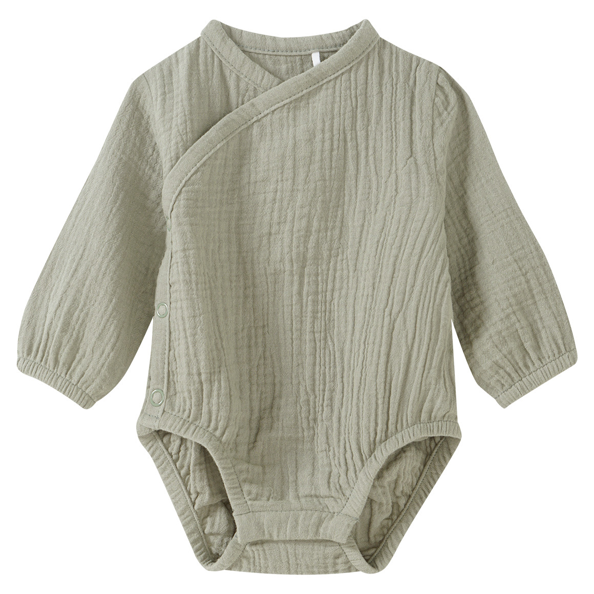 Baby Musselin-Wickelbody aus Bio-Baumwolle Baby Musselin-Wickelbody aus Bio-Baumwolle von Topomini