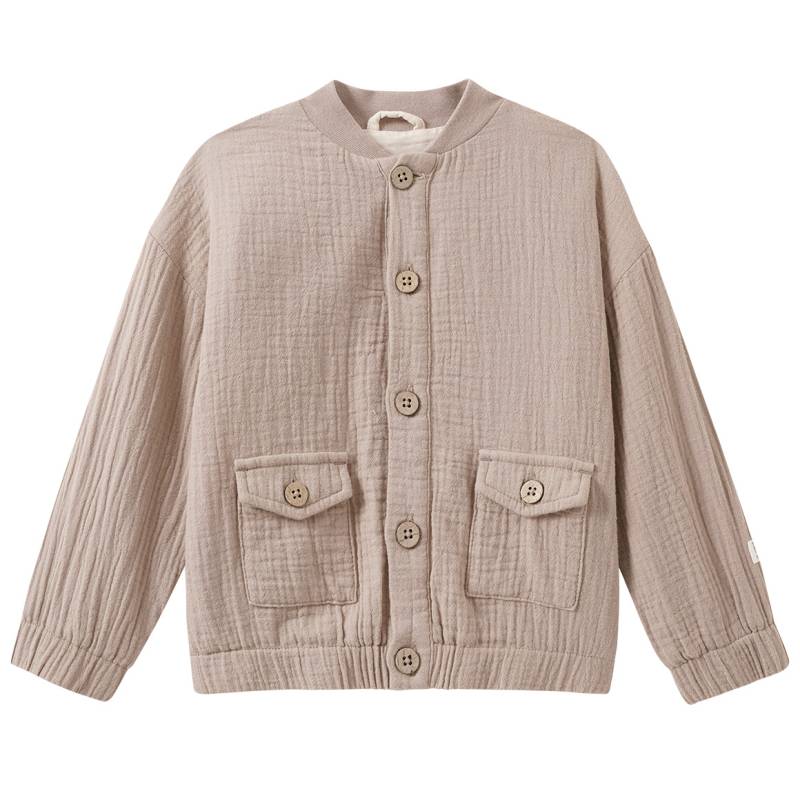 Baby Musselinjacke aus Bio-Baumwolle Baby Musselinjacke aus Bio-Baumwolle von Topomini