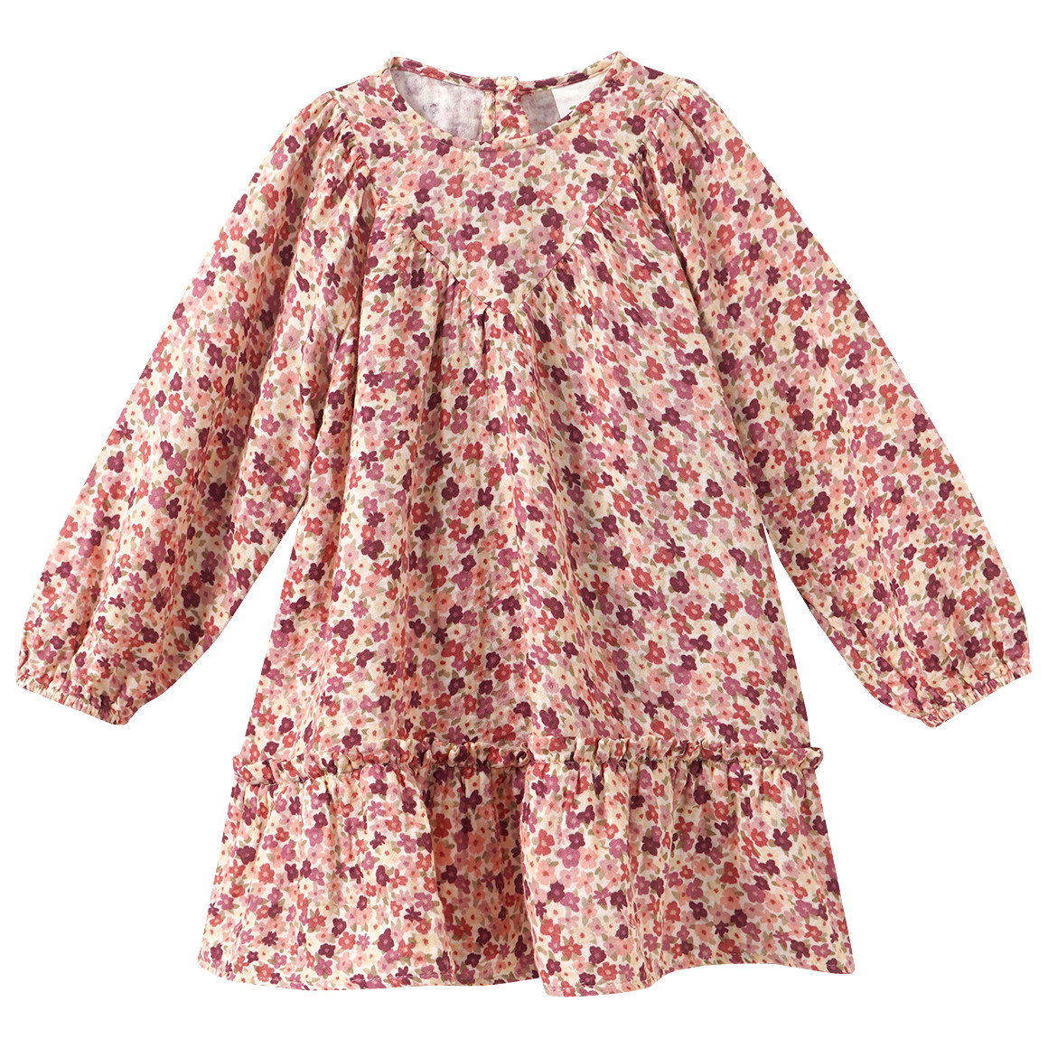 Baby Musselinkleid mit Volant von Topomini