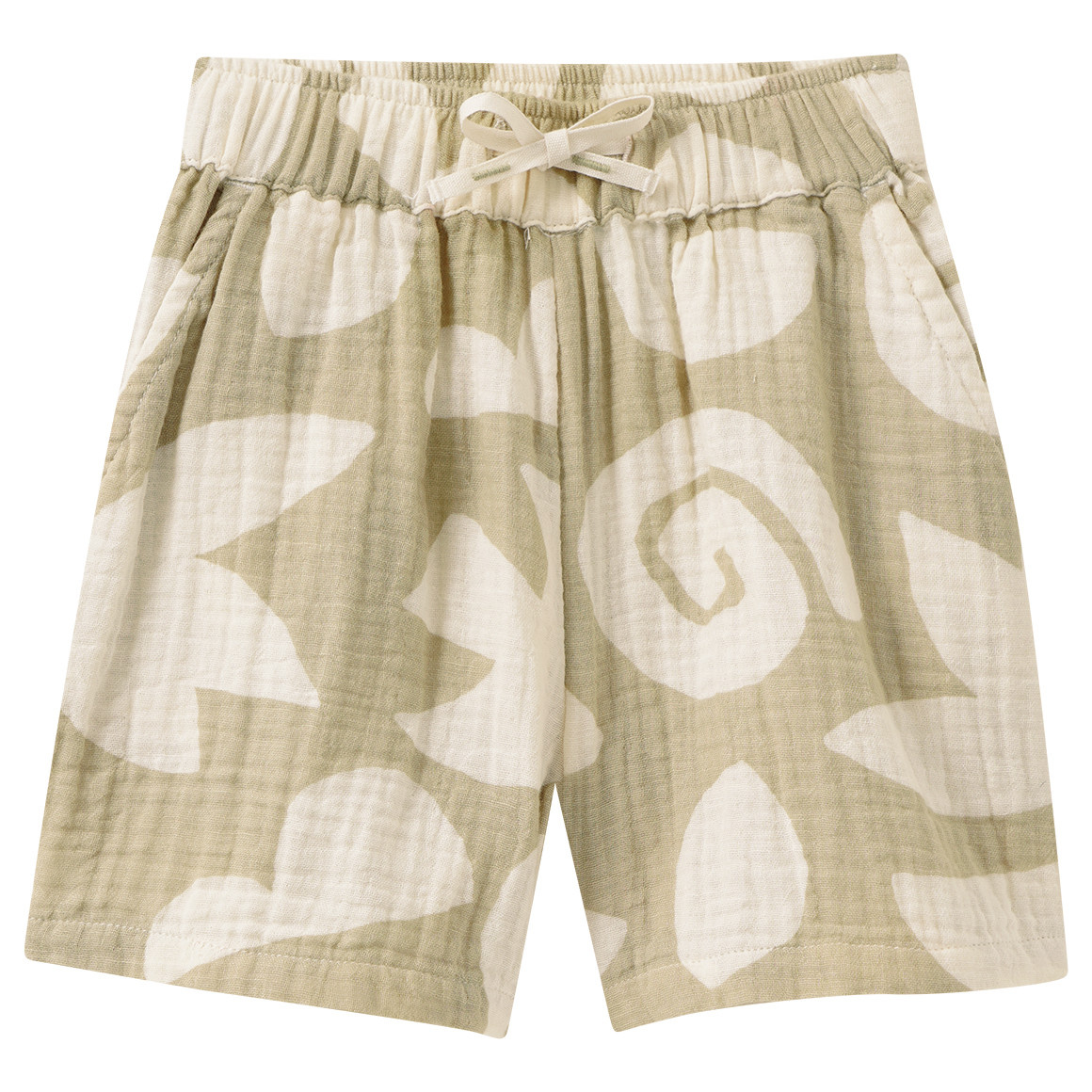 Baby Musselinshorts mit Allover-Muster Baby Musselinshorts mit Allover-Muster von Topomini