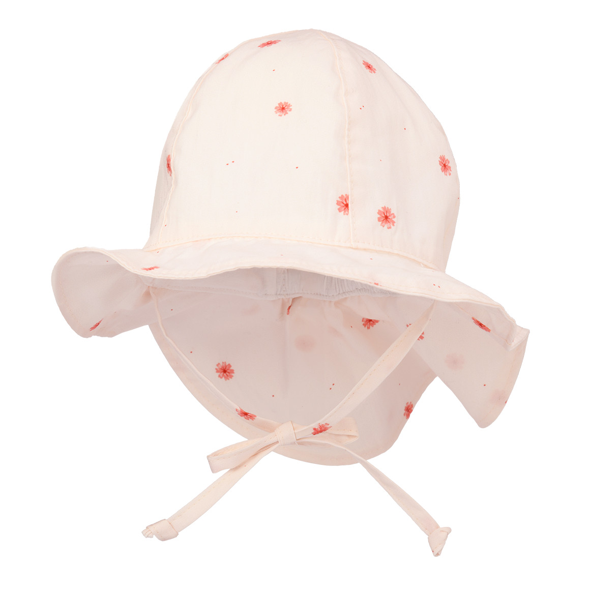 Baby Nackenkappe mit Blümchen von Topomini