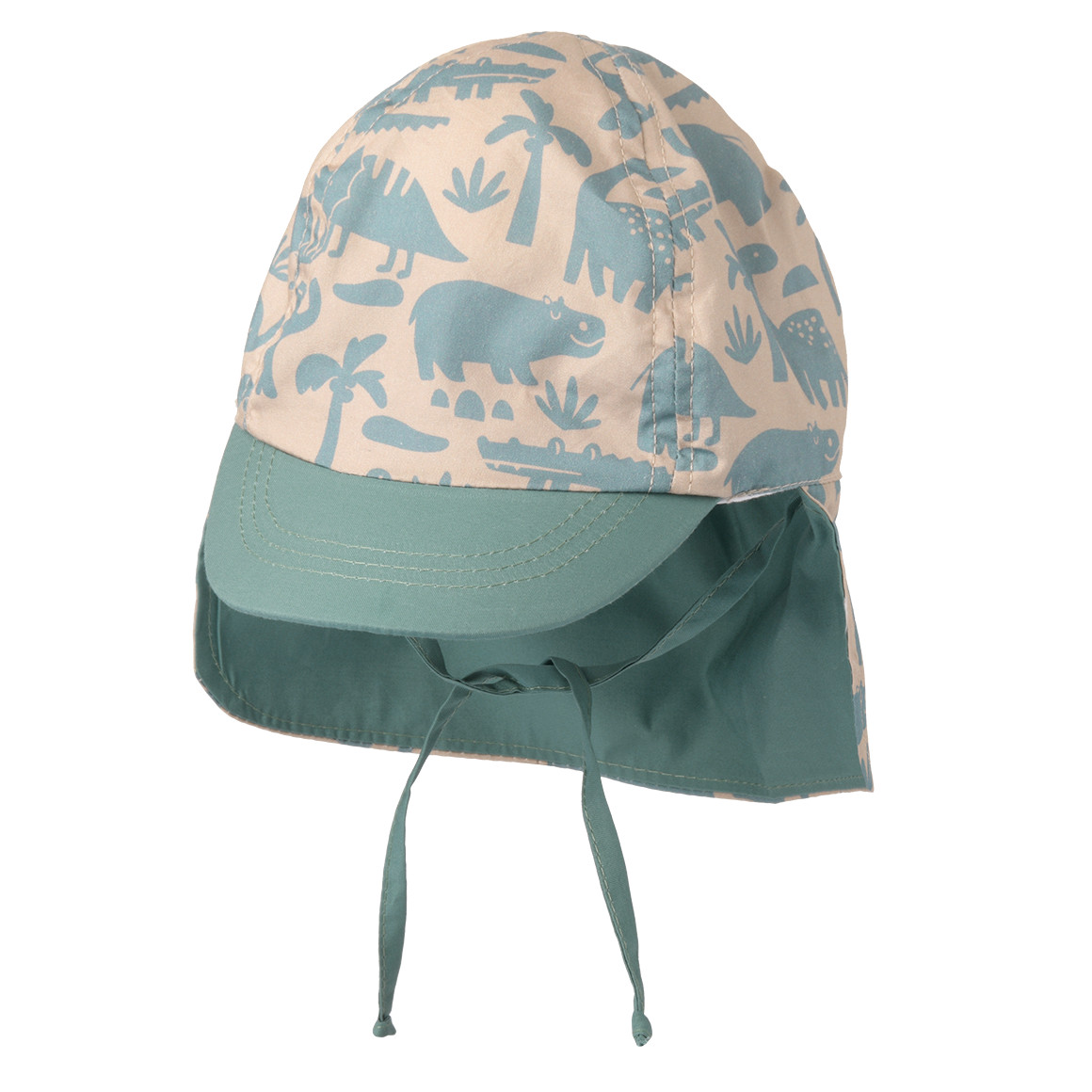 Baby Nackenkappe mit Tier-Allover Baby Nackenkappe mit Tier-Allover von Topomini