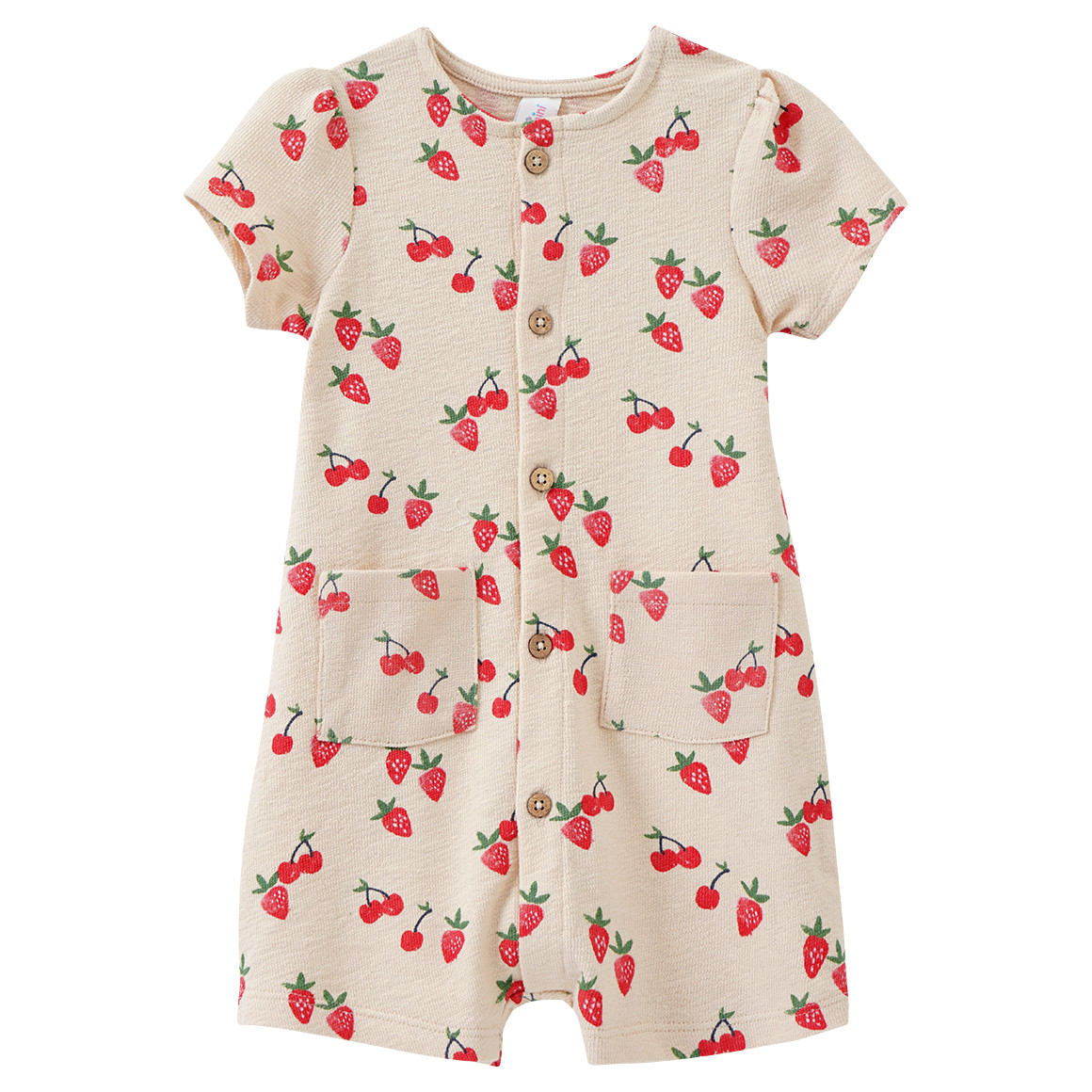 Baby Overall mit Obst-Print allover von Topomini