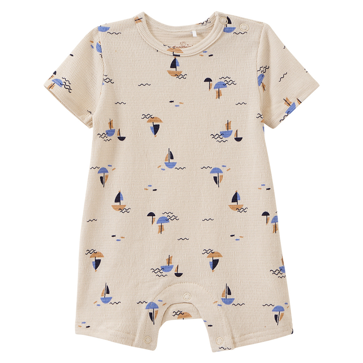 Baby Overall mit Segelboot-Motiven von Topomini