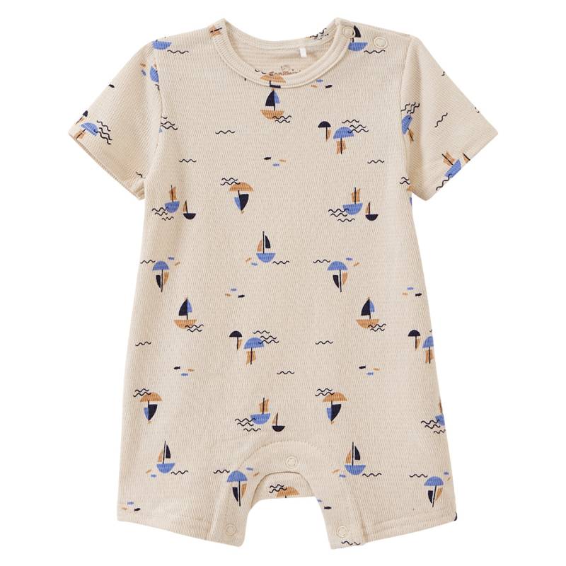 Baby Overall mit Segelboot-Motiven von Topomini