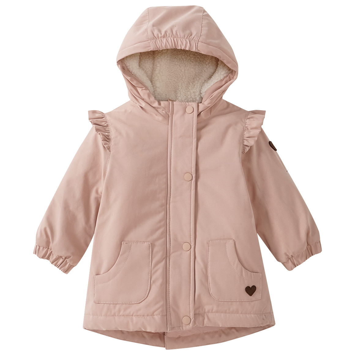 Baby Parka mit kuscheliger Kapuze von Topomini