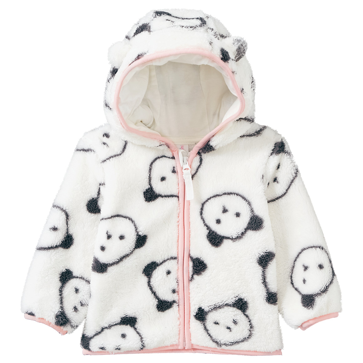 Baby Plüschjacke mit Reißverschluss von Topomini