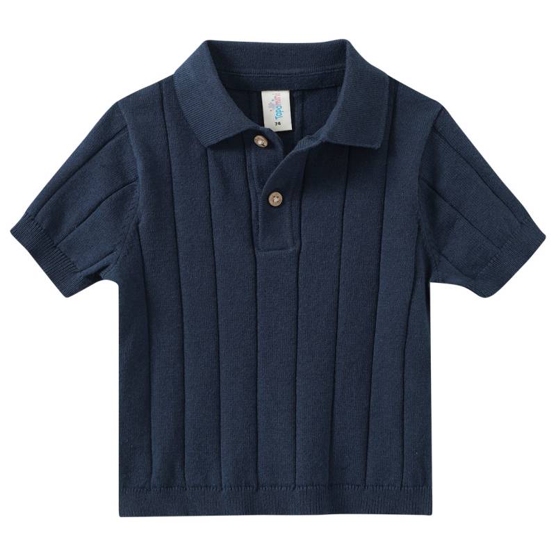 Baby Poloshirt Strukturstreifen von Topomini
