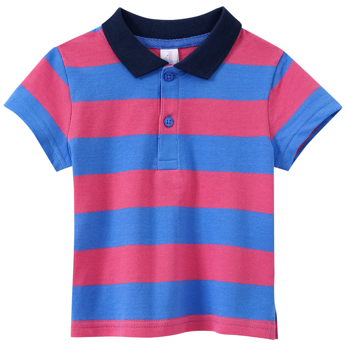 Baby Poloshirt mit Streifen von Topomini