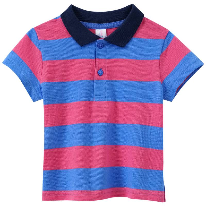 Baby Poloshirt mit Streifen von Topomini