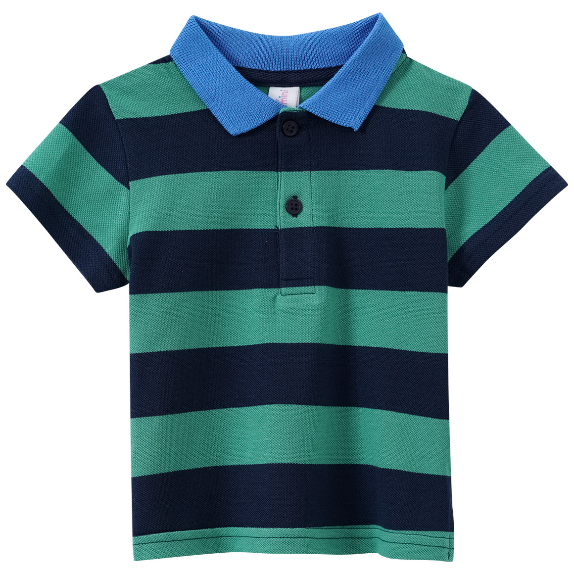 Baby Poloshirt mit Streifen von Topomini