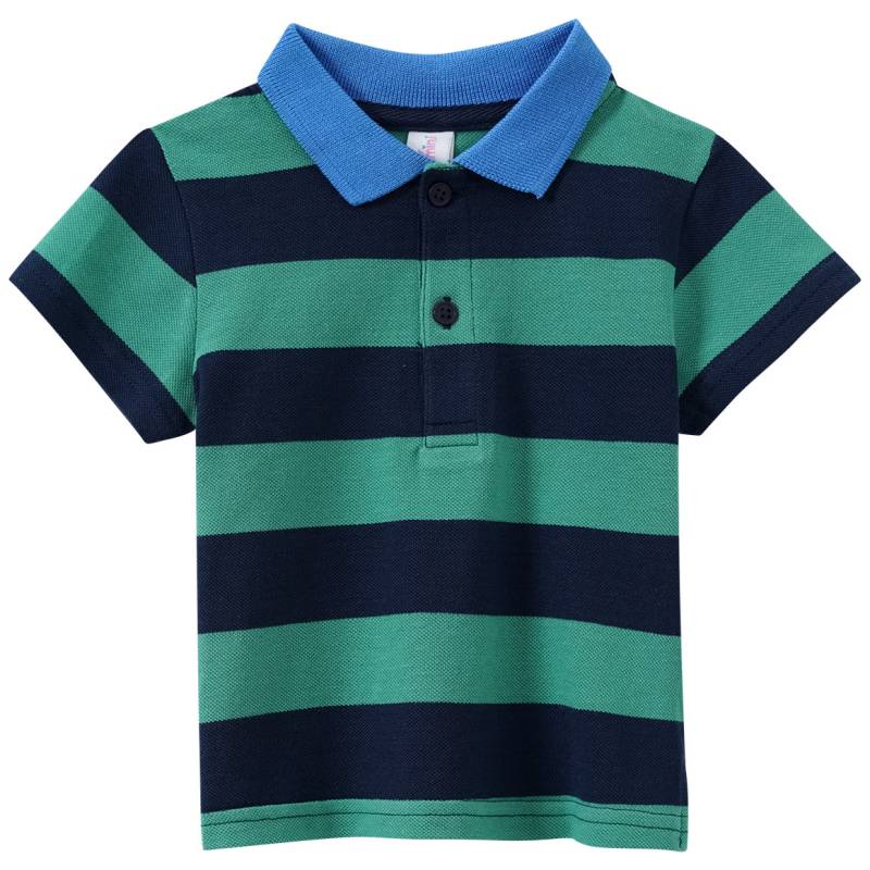 Baby Poloshirt mit Streifen von Topomini