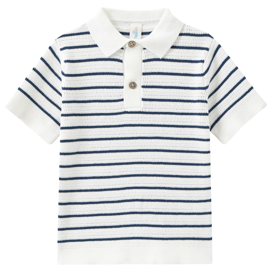 Baby Poloshirt mit Streifen Baby Poloshirt mit Streifen von Topomini