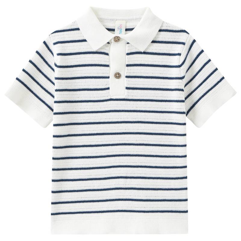 Baby Poloshirt mit Streifen Baby Poloshirt mit Streifen von Topomini
