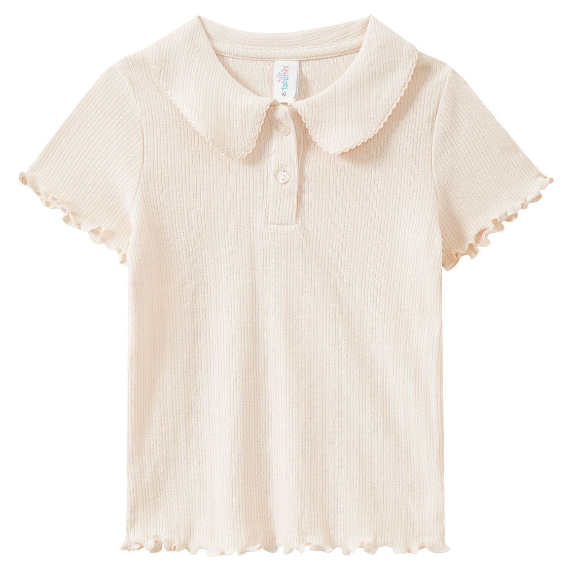 Baby Poloshirt mit Struktur von Topomini