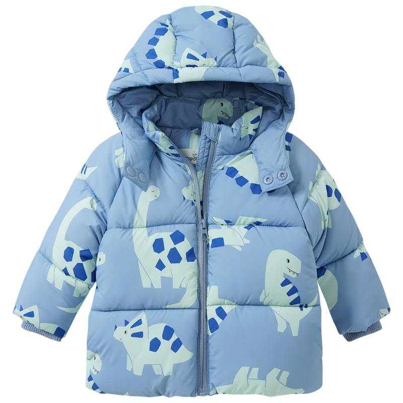 Baby Pufferjacke mit Dino-Allover Baby Pufferjacke mit Dino-Allover von Topomini