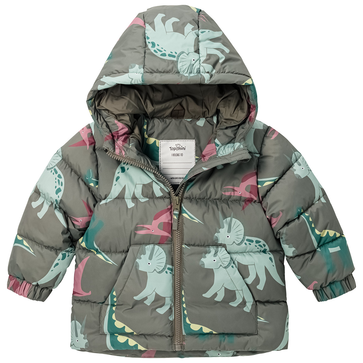 Baby Pufferjacke mit Dinos von Topomini