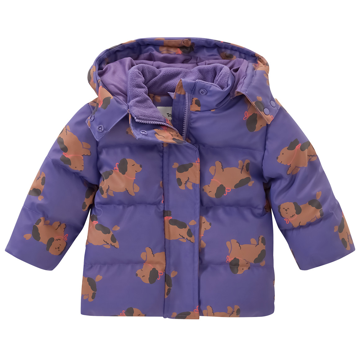 Baby Pufferjacke mit Hunden von Topomini
