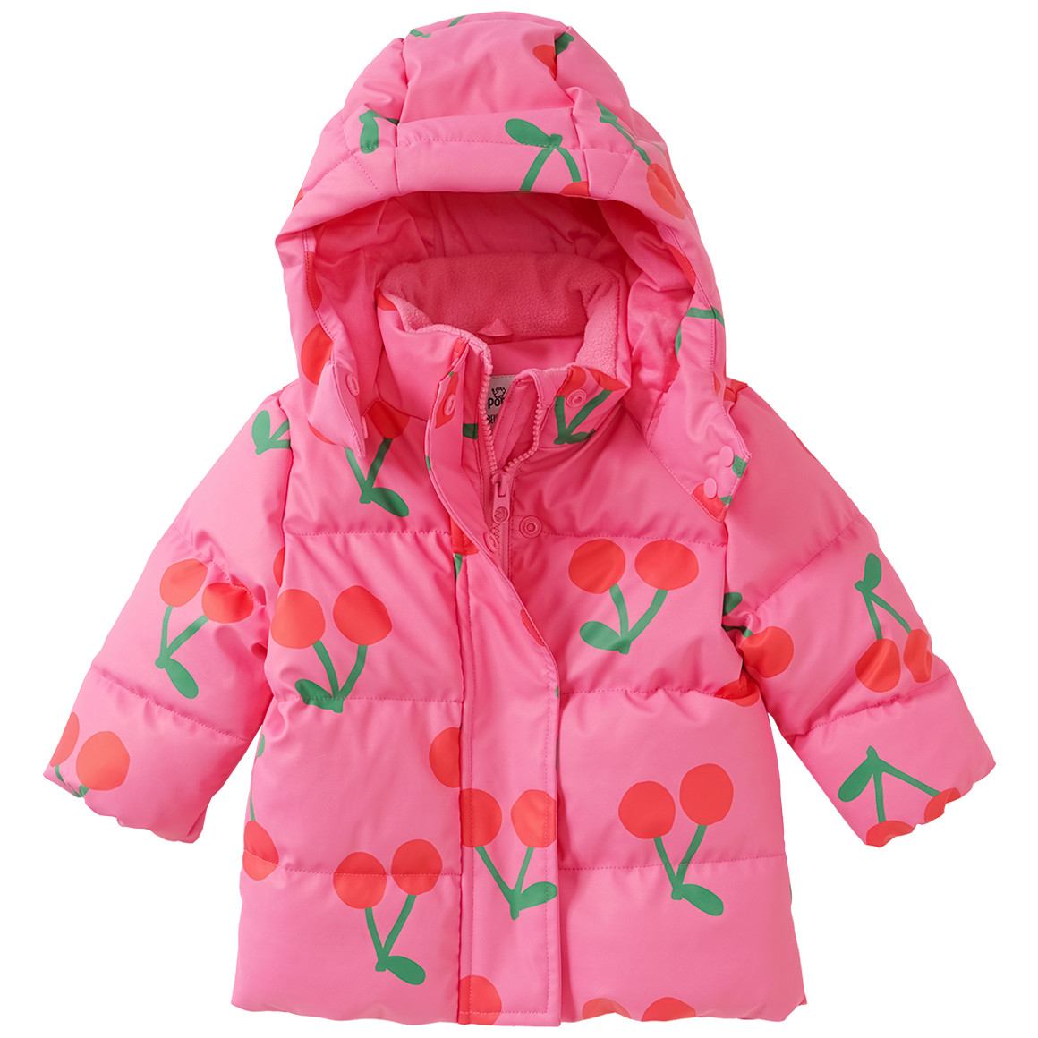 Baby Pufferjacke mit Kirschen von Topomini