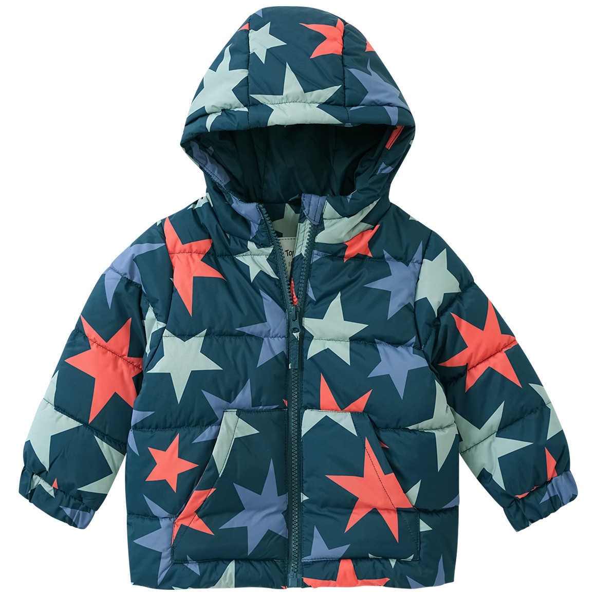 Baby Pufferjacke mit Sternen von Topomini
