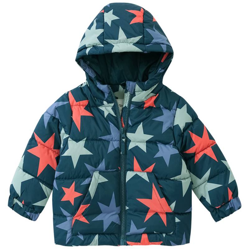 Baby Pufferjacke mit Sternen von Topomini