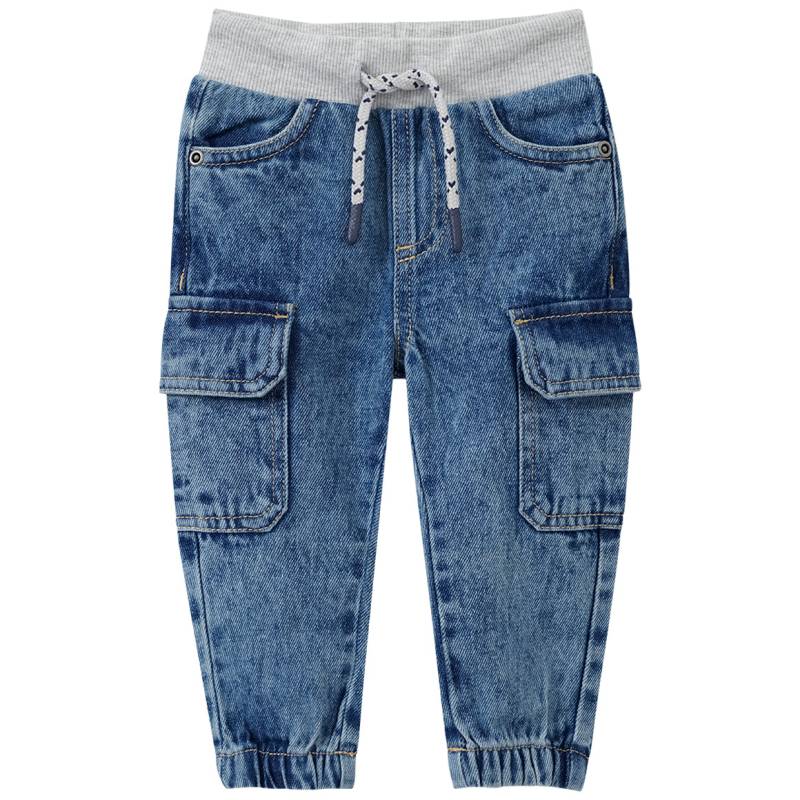 Baby Pull-on-Jeans mit Elastikbund von Topomini