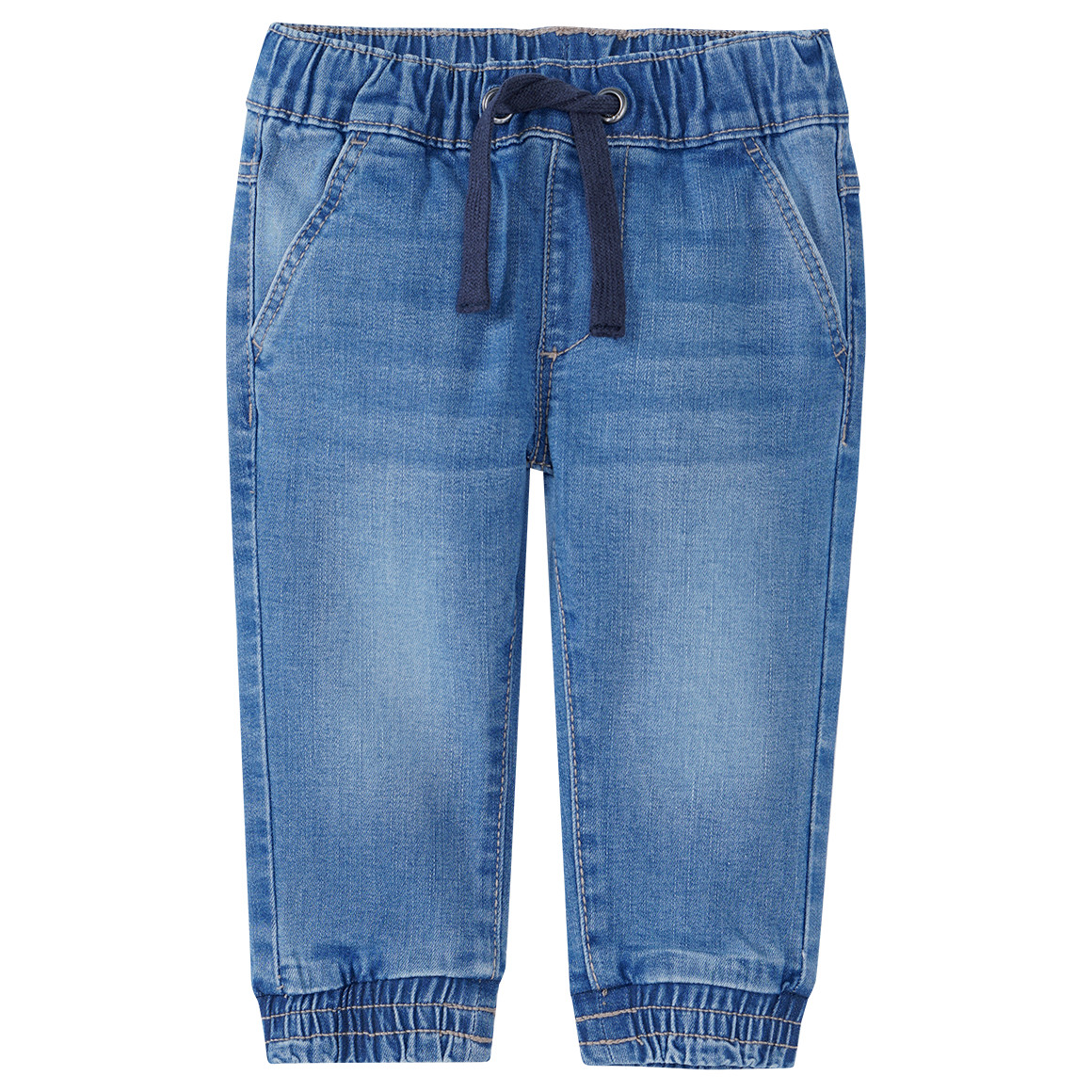 Baby Pull-on-Jeans mit Tunnelzug Baby Pull-on-Jeans mit Tunnelzug von Topomini