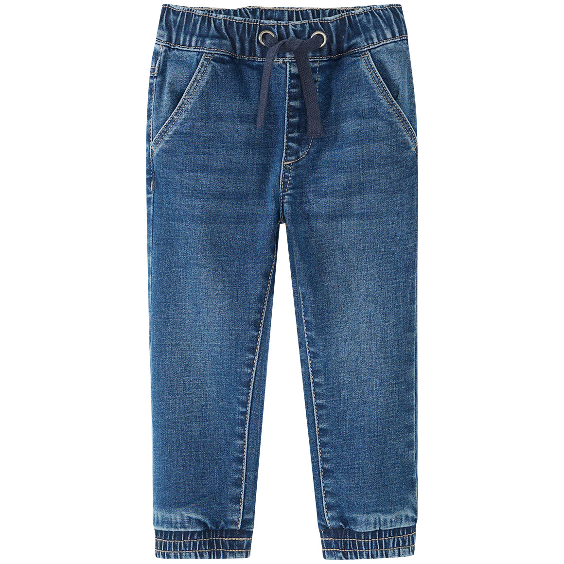 Baby Pull-on-Jeans mit Tunnelzug Baby Pull-on-Jeans mit Tunnelzug von Topomini