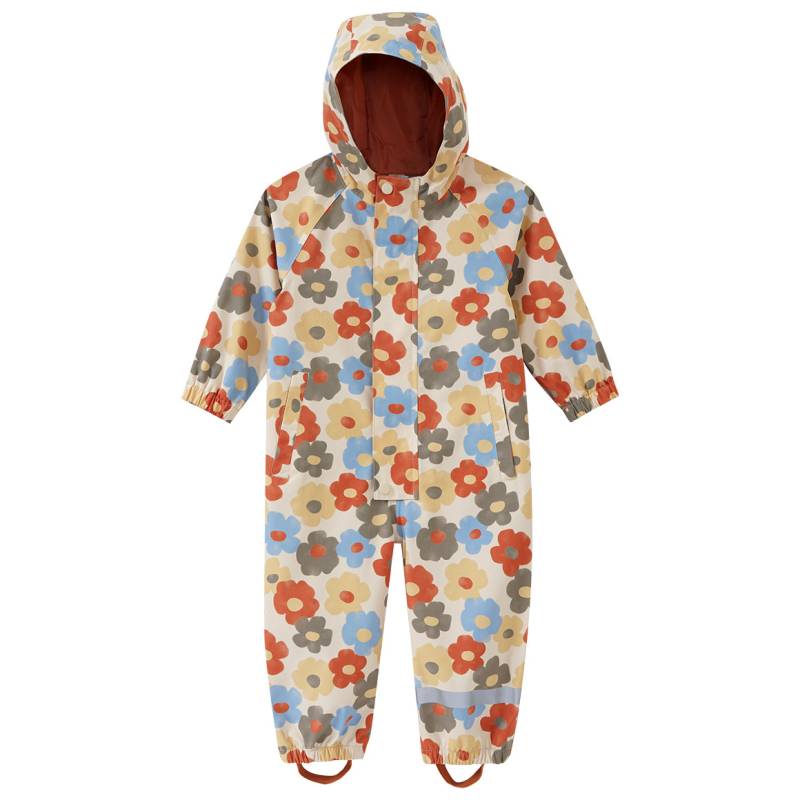 Baby Regenoverall mit Blumen von Topomini