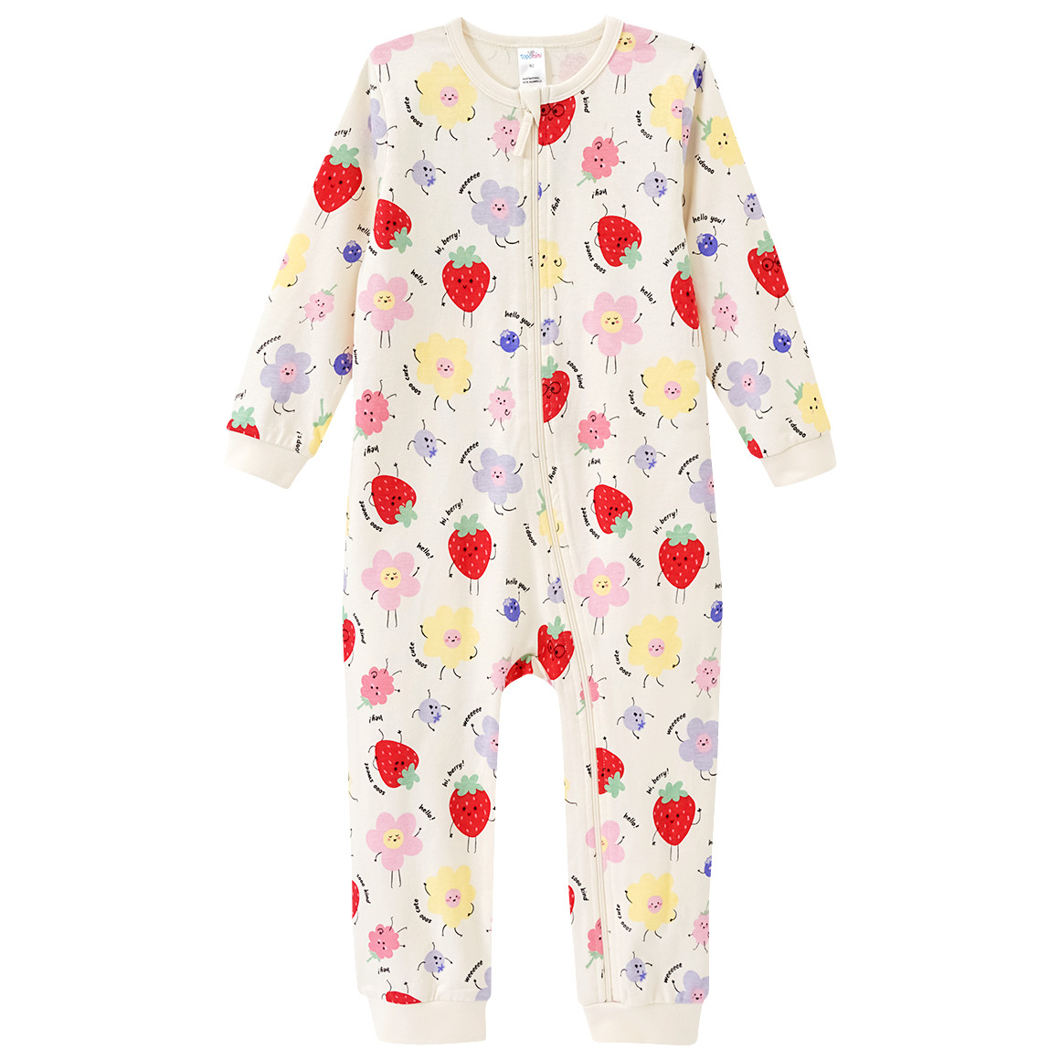 Baby Schlafanzug mit Allover-Print Baby Schlafanzug mit Allover-Print von Topomini